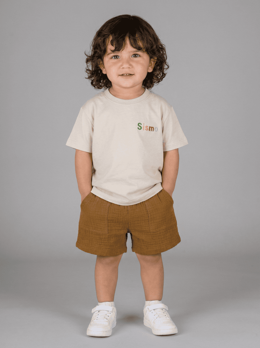Short Alba-Caramel - vue 3