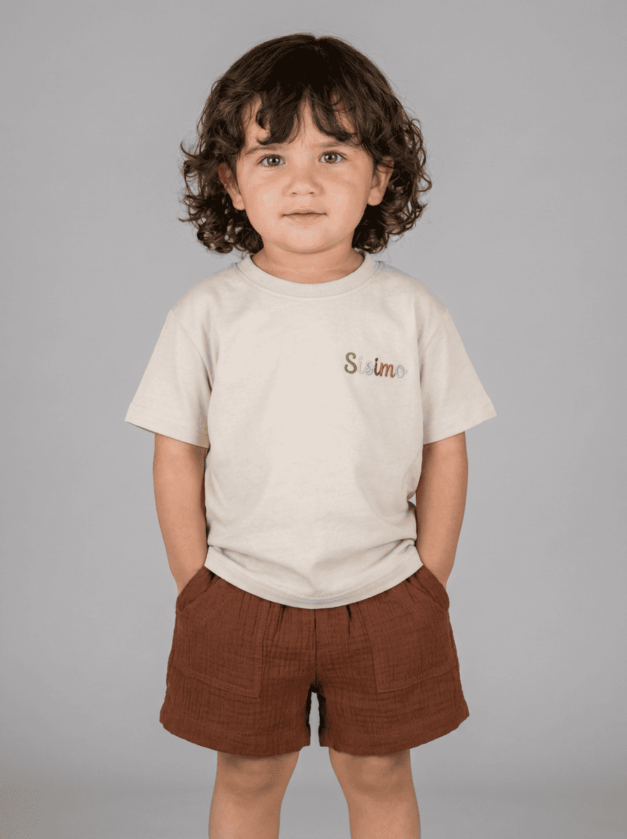 Short Sienna-Marron terracotta - vue 3