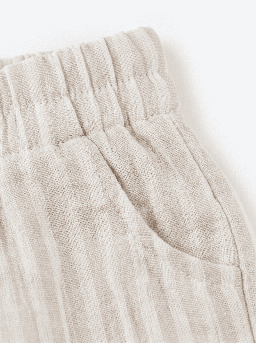 Short Sacha - Beige Rayé