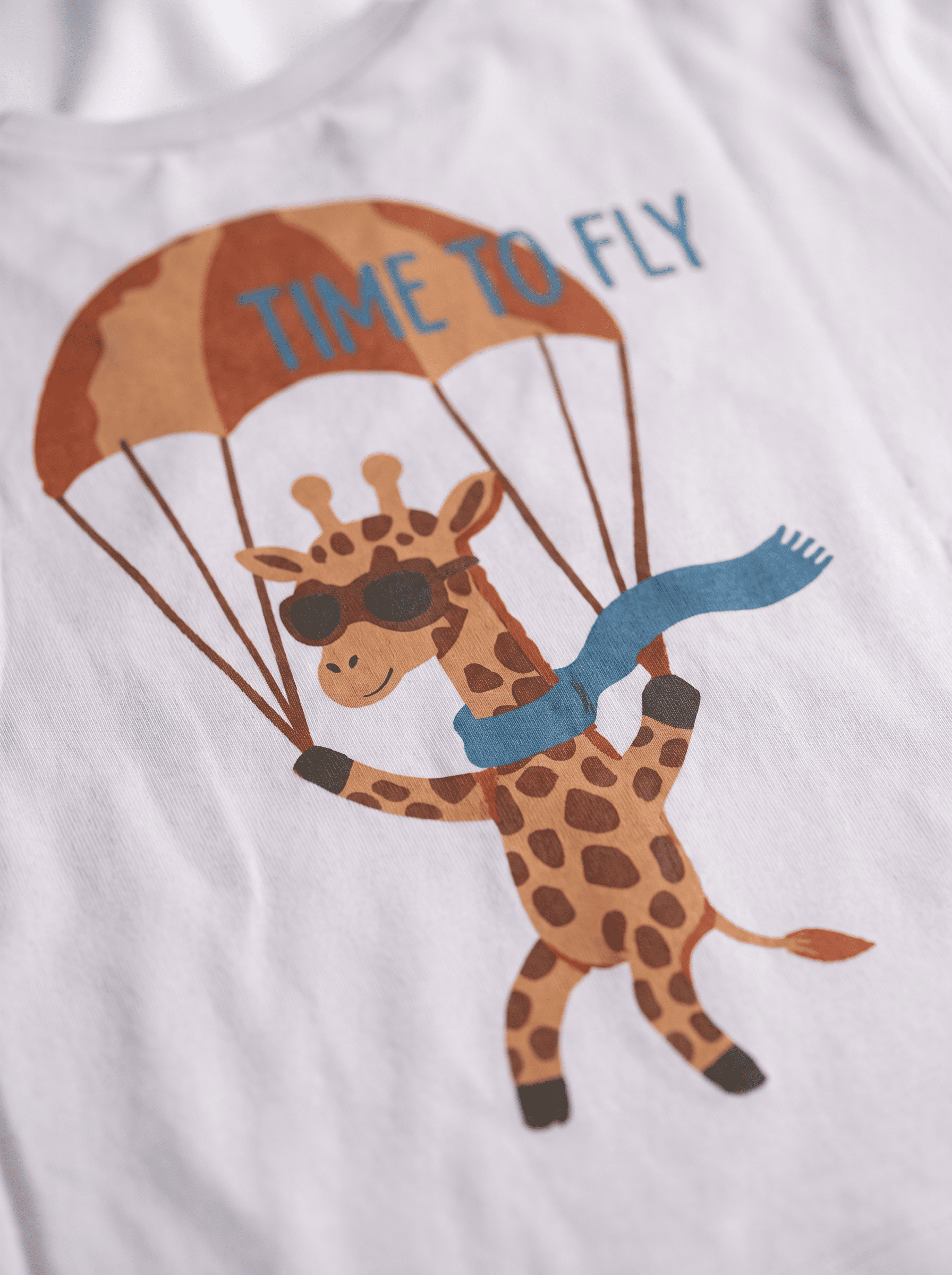 T-shirt Gris-Girafe Savane  - vue 3