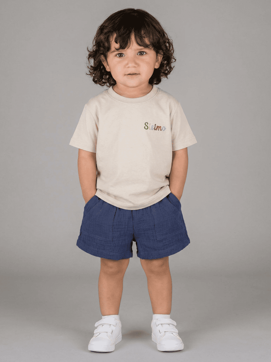Short Azur-Bleu - vue 1